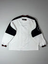 Jordan Brand Basketball Snap-Up Warm-Up Jacket – White/Black (XL)