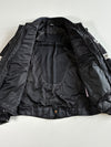 Vintage Ixon Black White Motorcycle Racing Jacket (XL)