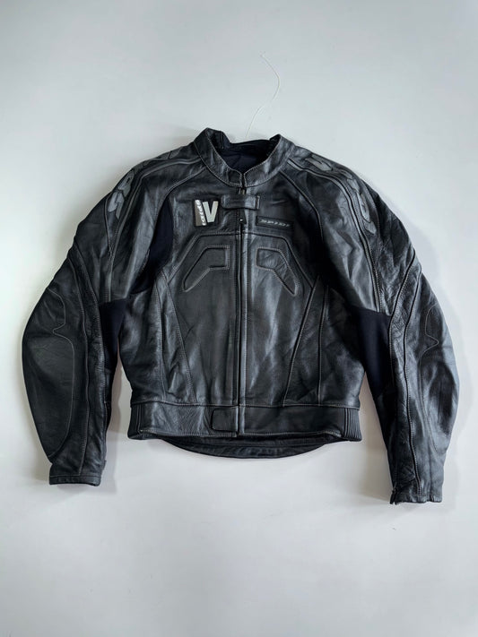 Spidi Motorsport Collection Vintage Pure Leather Biker Jacket / Hump On Back (S)