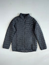Polo Ralph Lauren Grey Quilted Puffer Jacket – Embroidered Pony Logo (S)