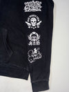 Hypnosis Mic Black Zip Hoodie – Division Sleeve Prints (M)