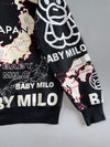 Baby Milo (BAPE) | Japan Map All-Over Print Full-Zip Hoodie (M)