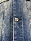Diesel Faded Wash Cropped Denim Jacket (XS)