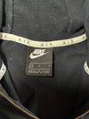 Nike Air | Cropped Zip-Up Hoodie – Black & Red | (XL)