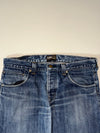 Lee Vintage Mid Wash Straight Fit Button Fly Denim Jeans (W:34) (L:40)