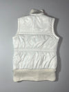 Adidas | White Ribbed-Trim Puffer Vest womens (XS)