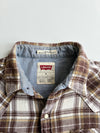 Levi's Plaid Flannel Western Pearl Snap Shirt – (M/L)