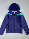Adidas Purple Fleece-Lined Track Jacket (M)
