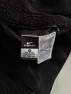 Nike Storm-Fit Big Swoosh Reversible Sherpa / Nylon Bomber Jacket Black (L)