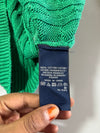 Ralph Lauren Sport Cable Knit Cardigan – Kelly Green with Purple Pony Women’s (S/M)