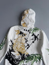Nippon Blue Japanese Tiger Embroidered Rare Statement Piece (M)
