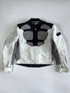 BMW Motorrad AirFlow White Mesh Panelled Armoured Motorcycle Riding Jacket (Paded) (M)