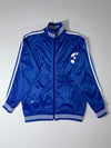 Adidas Blue & White Striped Track Jacket (L)