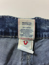 True Religion Acid Wash Big Stitch Jeans  (W:33) (L:45)