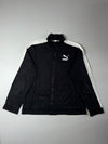 Puma Black/White Colorblock Track Jacket (XL)
