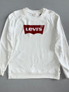 Levi's | Batwing Logo Crewneck | White | Size S
