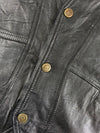 Dallas The Original Genuine Leather Vest –Black  (L/XL)