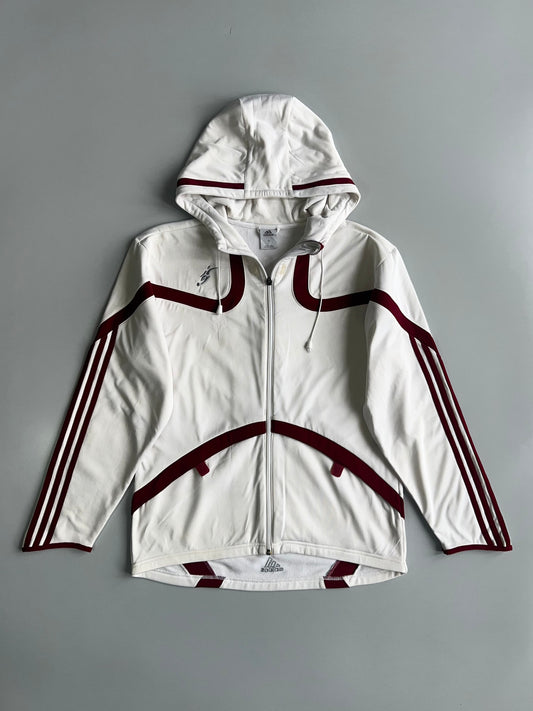 Adidas | Vintage 2006 Hooded Full-Zip Track Jacket (L)