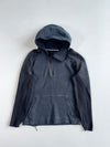 Nike Tech Fleece Knit Panel Asymmetric Half-Zip Hoodie (L)