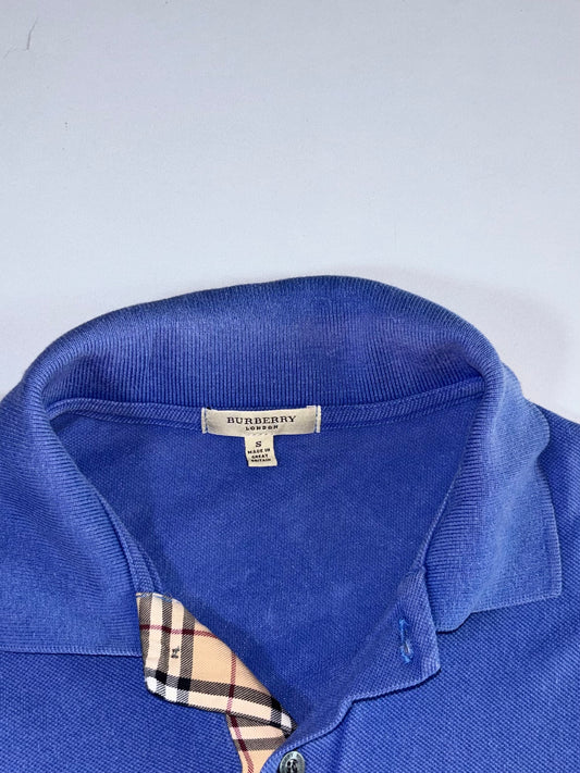 Burberry London Classic Polo Cobalt Blue (L/XL)