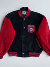 Atlanta Goody | Varsity Jacket Black Red Corduroy(M)