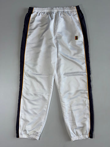Nike Court Vintage White Track Pants Elastic (W:34|L:40)