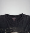 Bulldog Graphic Long Sleeve T-Shirt – Biker Bulldog Print Black (L)