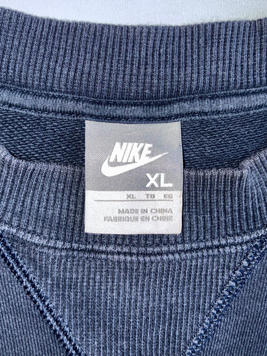 Nike | Swoosh Crewneck Sweatshirt Navy | (XL)