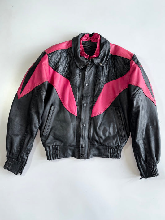 Vintage IXS Premium Leather Racing Jacket (Paded)(L/XL)
