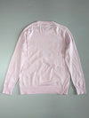 Hilfiger Denim Light Pink Crewneck Knit Sweater with Flag Logo (M)