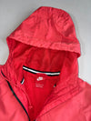 Nike Windrunner Pink & Red Hooded Windbreaker Jacket(Xl)