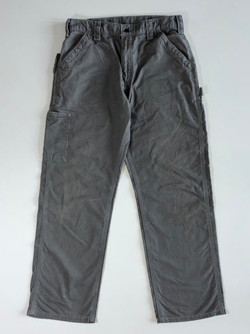 Carhartt Grey Carpenter Work Pants (W:32|L:41)