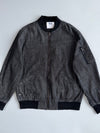 American Retro Bomber Jacket Charcoal Grey (M)
