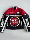 Lucky Strike Racing Jacket Lucky Strike × Arrow × Helmet patches, quilted lining (S)