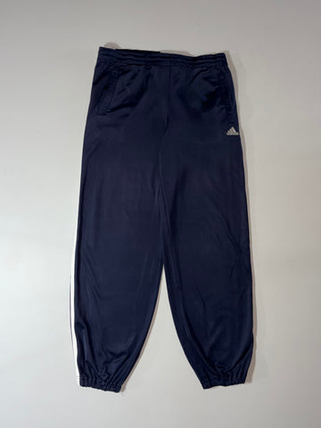 Y2K Adidas Navy 3-Stripes Track Pants (W:32) (L:36)