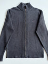 Tommy Hilfiger Full-Zip Knit Cardigan – Charcoal Grey (M)