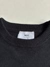 AMI Paris Ami de Coeur Black Knit Sweater (XL)