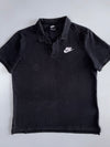 Nike Sportswear | Futura Logo Piqué Polo | Washed Black (2XL)