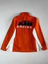 KTM Powerwear Racing Full Zip Fleece Jacket Orange/White (S)