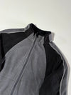 Vintage Engelbert Strauss Grey Black Fleece Zip-Up Jacket (XS)
