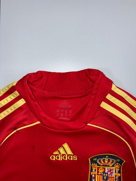Adidas Spain Football Jersey – Red (Classic Edition) (S)