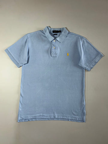 Polo Ralph Lauren Custom Fit Polo Shirt – Light Blue (L)