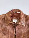 Vintage Premium Genuine Leather Oversized Jacket (M)