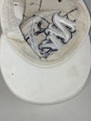 Y2K K&B Ethos NY Rhinestone Embroidered White Fitted Cap (54cm)