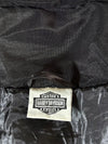 Vintage Y2K Harley-Davidson Black & Orange Embroidered Racing Jacket (XL)