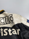 Top Gear Genuine Leather Movistar Suzuki MotoGP Racing Jacket Multi-Sponsor Patches (Paded)(M)