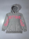 GAP “EST 1969” Pink Graphic Print Grey Hoodie (M)