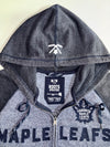 Roots Athletics x NHL Toronto Maple Leafs Full Zip Hoodie  Grey/Navy (L)