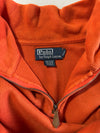 Polo by Ralph Lauren Burnt Orange Quarter-Zip Waffle Knit Pullover | (XL)