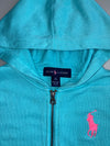 Polo Ralph Lauren | Zip Up Hoodie Teal | (XS)